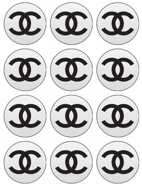 chanel label printable|Chanel logo printable templates.